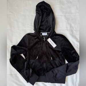 Juicy Couture Black Velour Hoodie